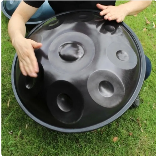 9-Tone Ethereal Handpan Drum – Carbon Steel Percussion Instrument