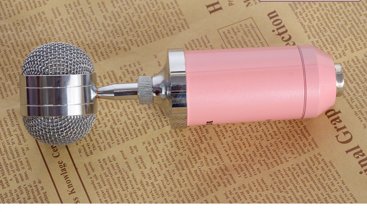 Bottle-Shaped Condenser Microphone for KTV and Recording