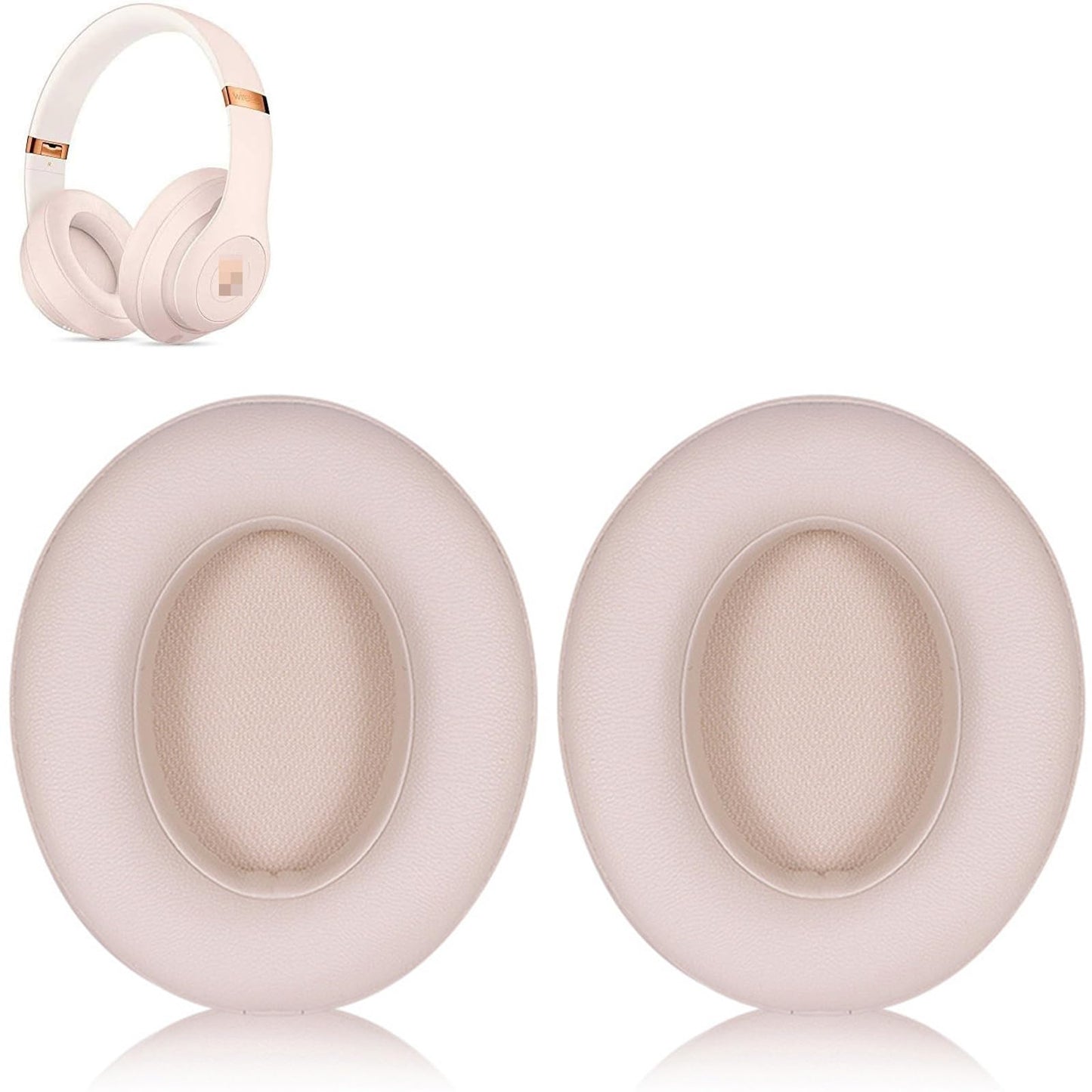 Studio 3 Ear Pads Cushions Replacement Earpads for Beats Studio 2 & Studio 3 Wired & Wireless Headphones Ear Cushions Memory Foam Earpads with Soft Protein Leather -Pink