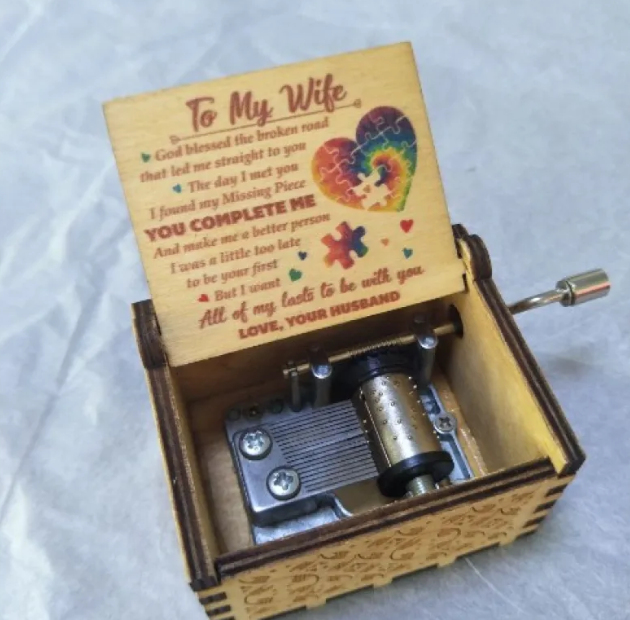 Handcrafted Wooden Music Box