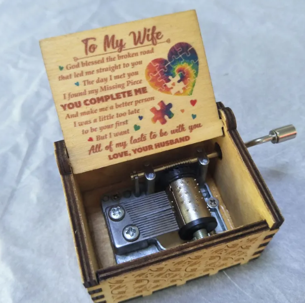 Handcrafted Wooden Music Box