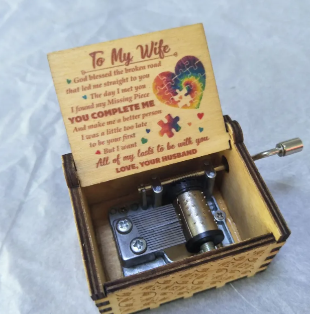 Handcrafted Wooden Music Box
