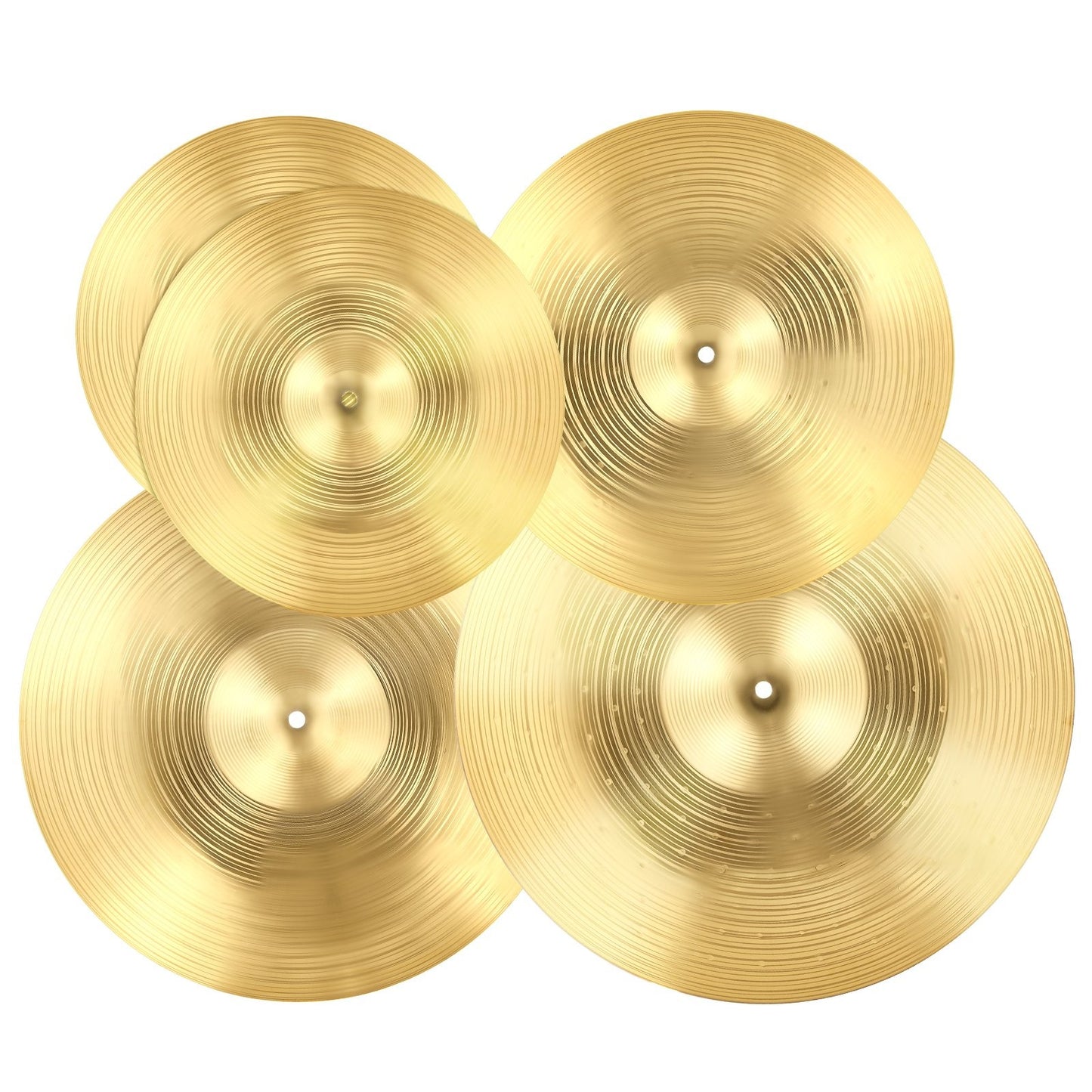 4-Piece Alloy Drum Cymbal Pack