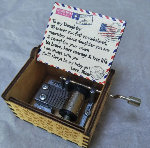 Handcrafted Wooden Music Box