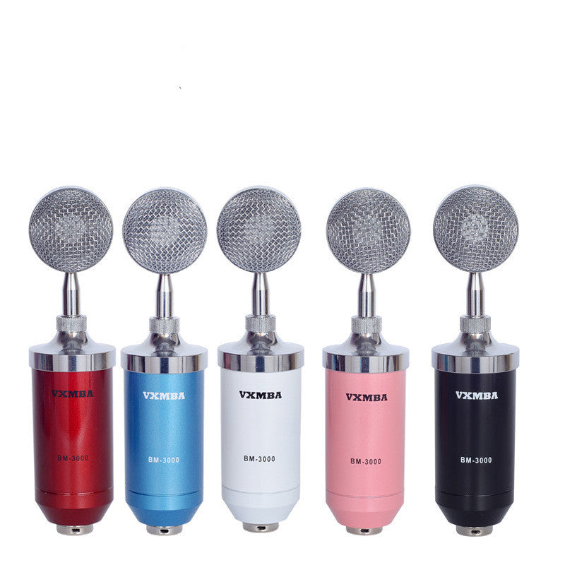 Bottle-Shaped Condenser Microphone for KTV and Recording