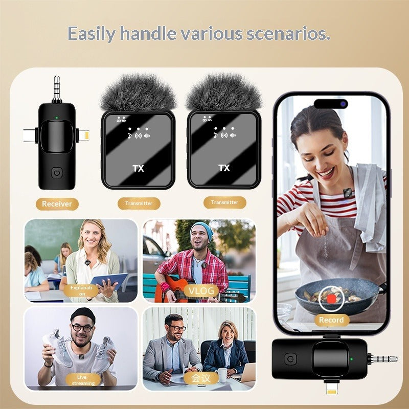 Wireless Mini Lavalier Microphone