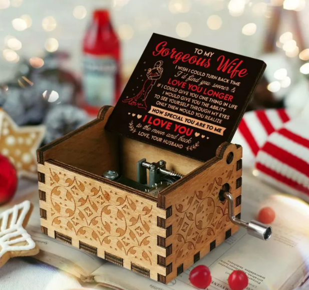 Handcrafted Wooden Music Box